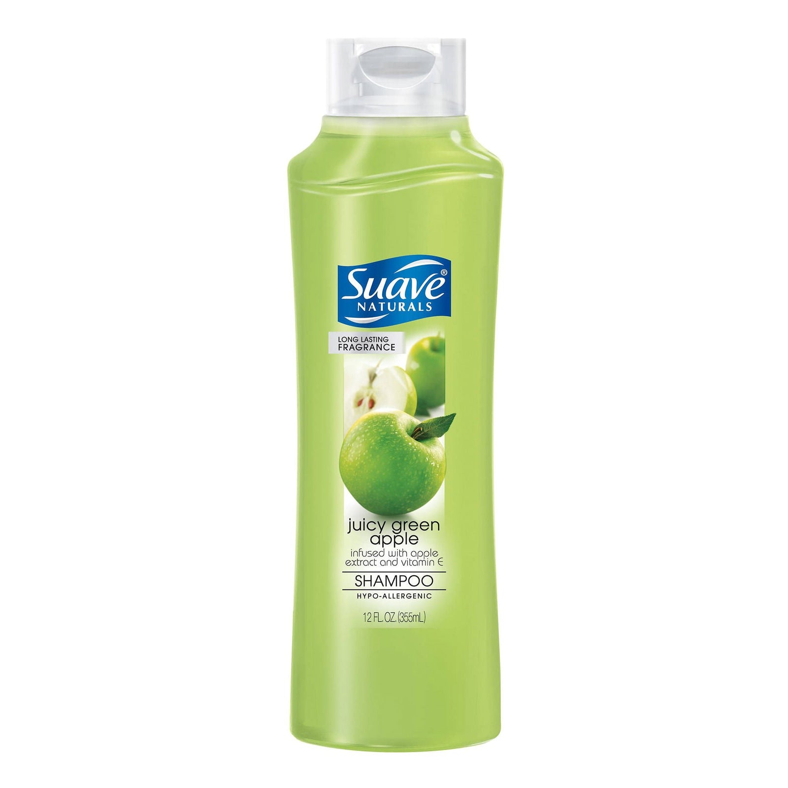 Suave Naturals Juicy Green Apple Shampoo, 12 oz