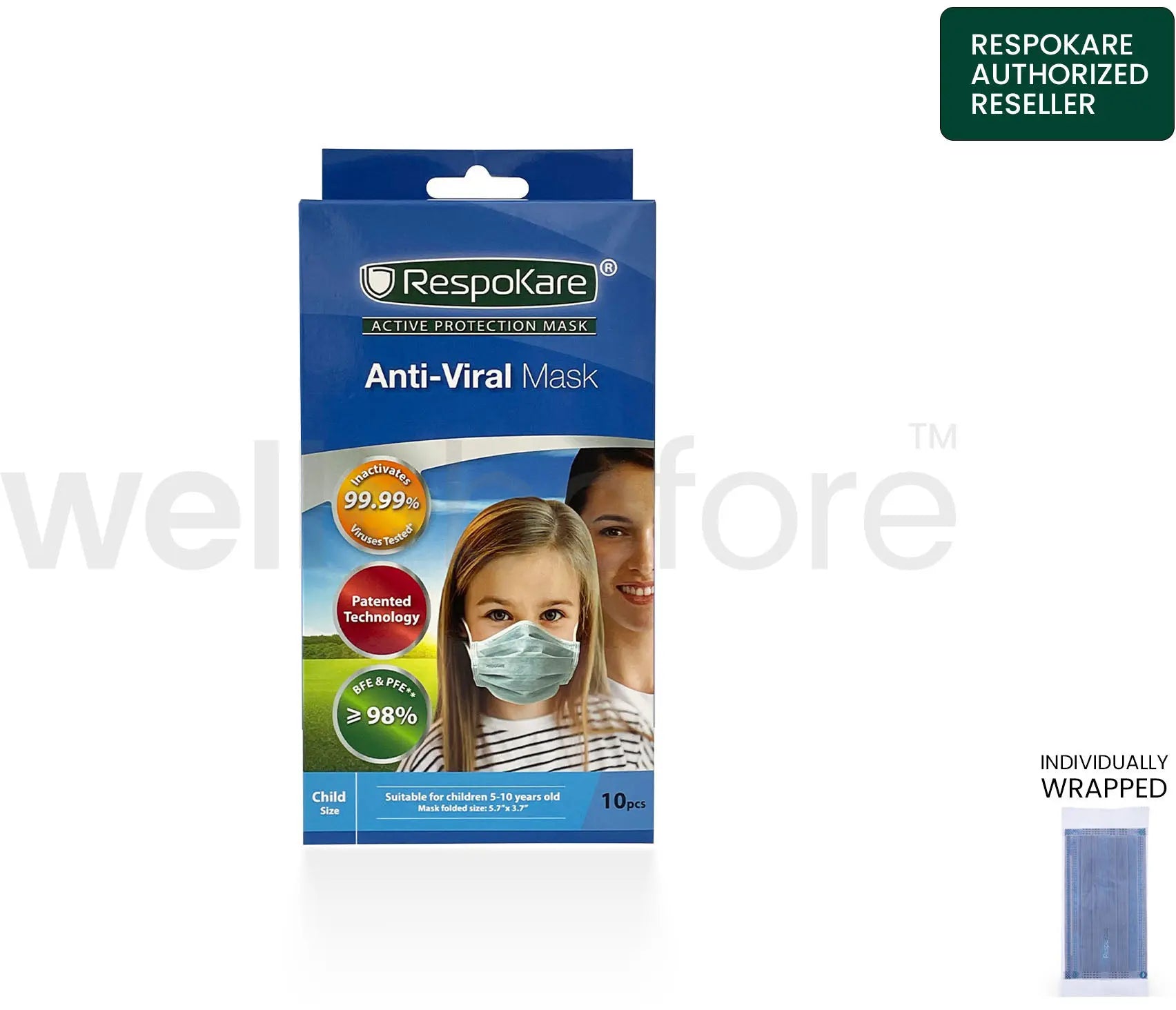 RespoKare Anti-Viral Surgical Mask - FDA Cleared