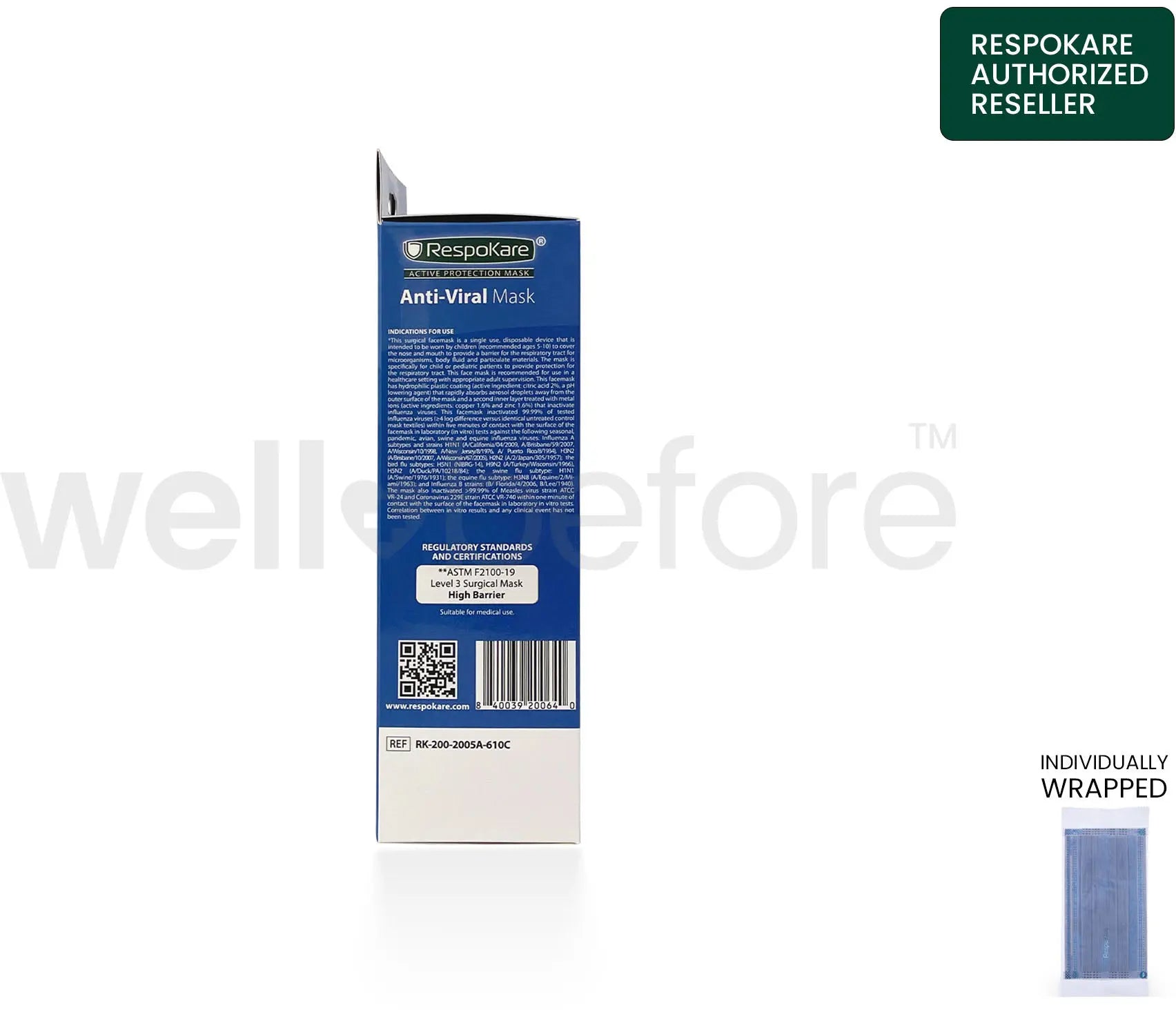 RespoKare Anti-Viral Surgical Mask - FDA Cleared