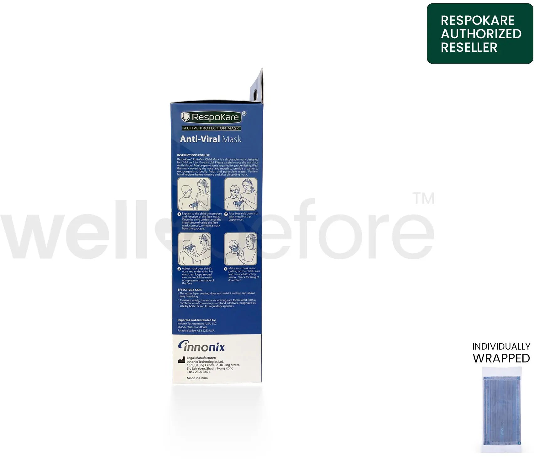 RespoKare Anti-Viral Surgical Mask - FDA Cleared