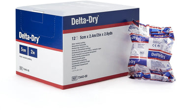 Delta-Dry® White Synthetic Water Resistant Cast Padding, 2 Inch x 2.6 Yard