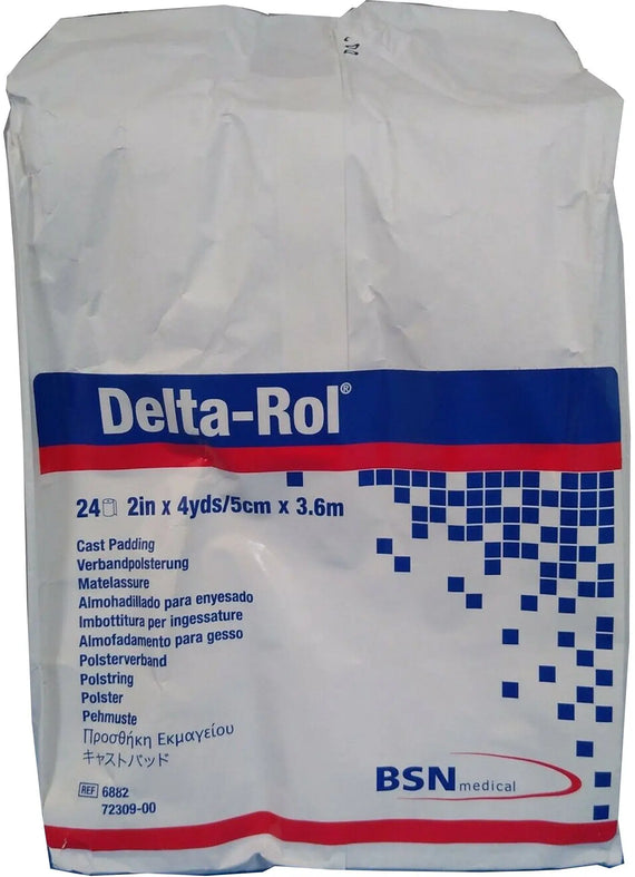 Delta-Rol® White Acrylic Undercast Cast Padding, 4 Inch x 4 Yard