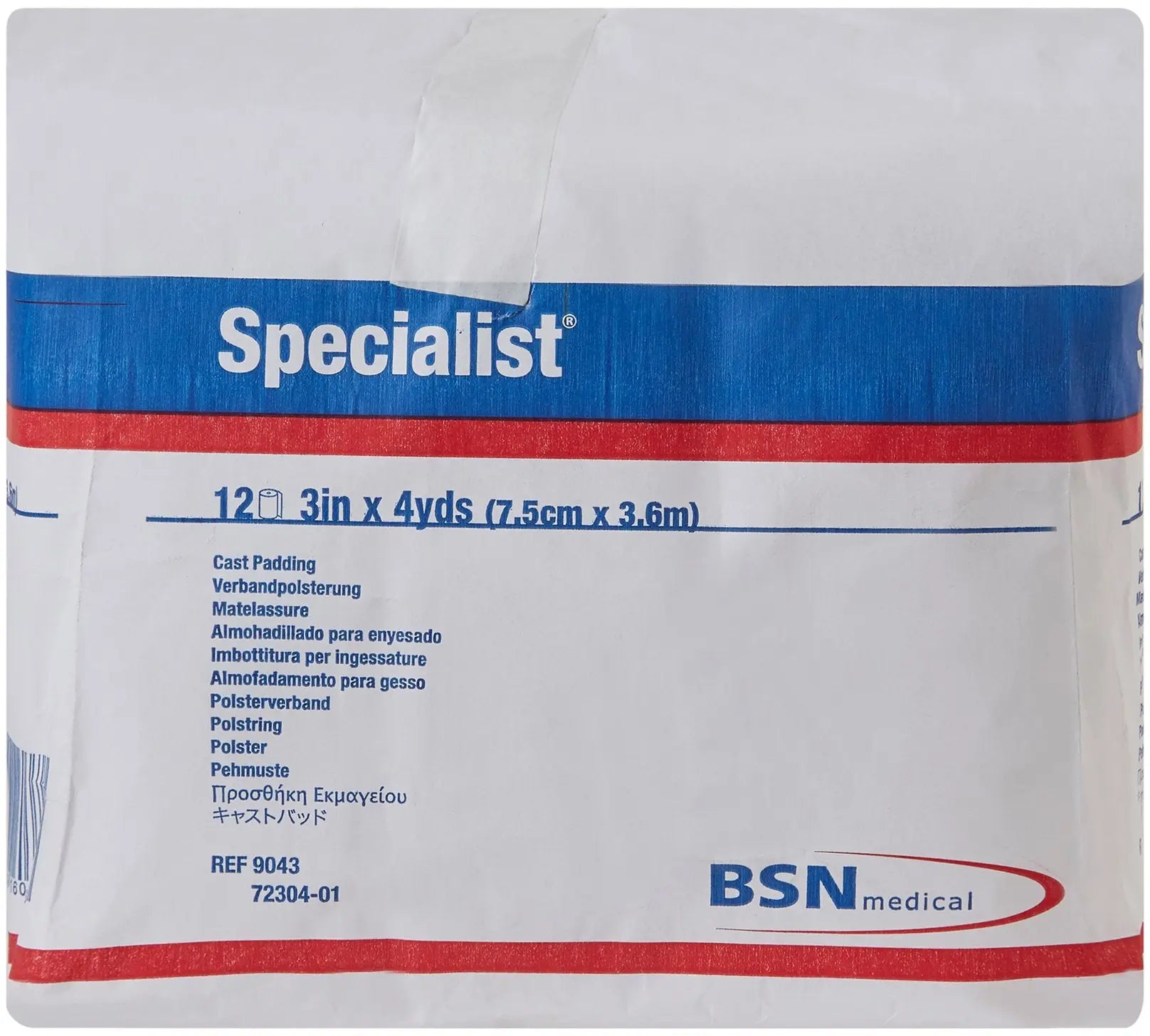 Specialist® White Cotton / Rayon Undercast Cast Padding, 2 Inch x 4 Yard