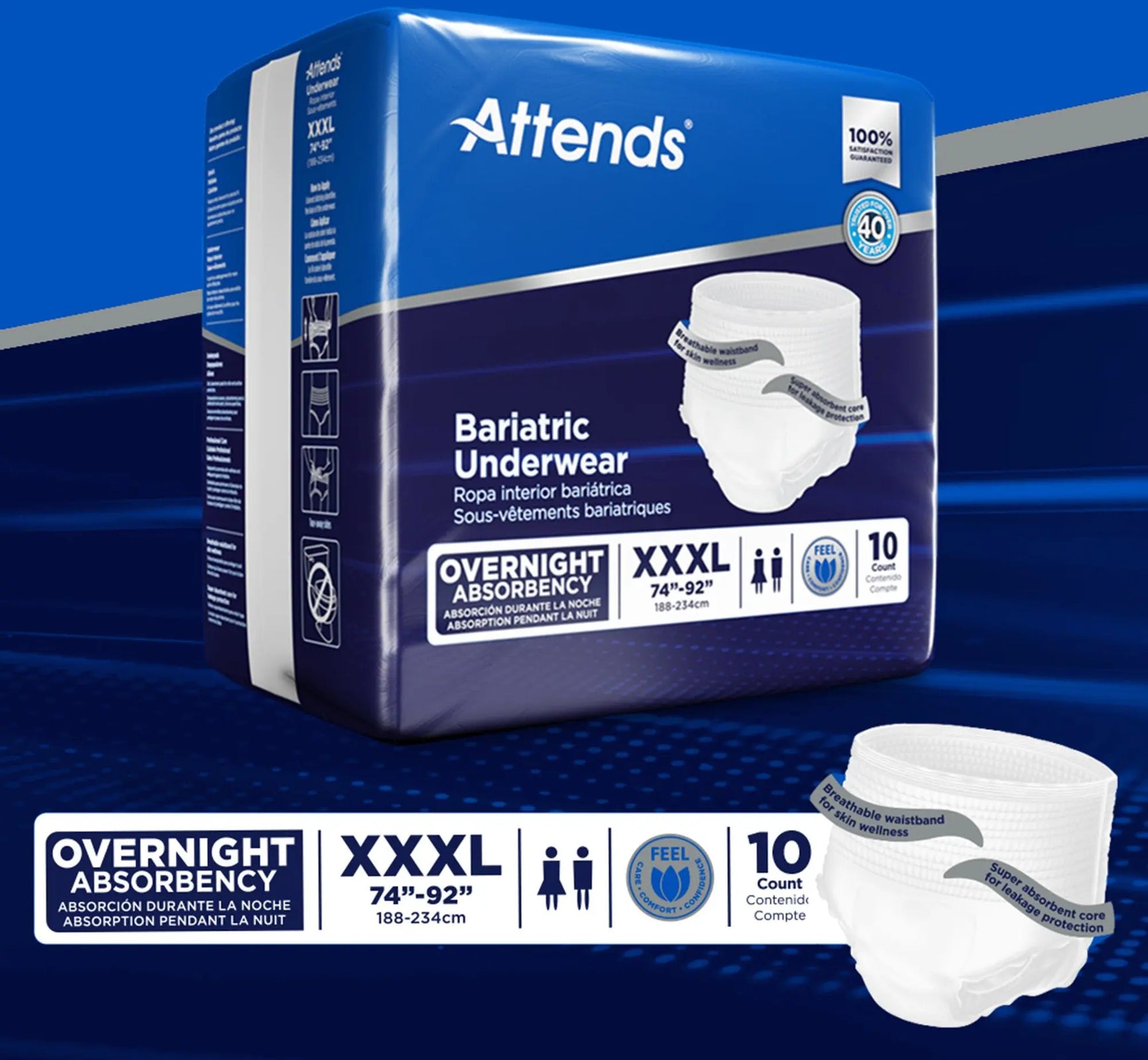 Attends Bariatric Underwear