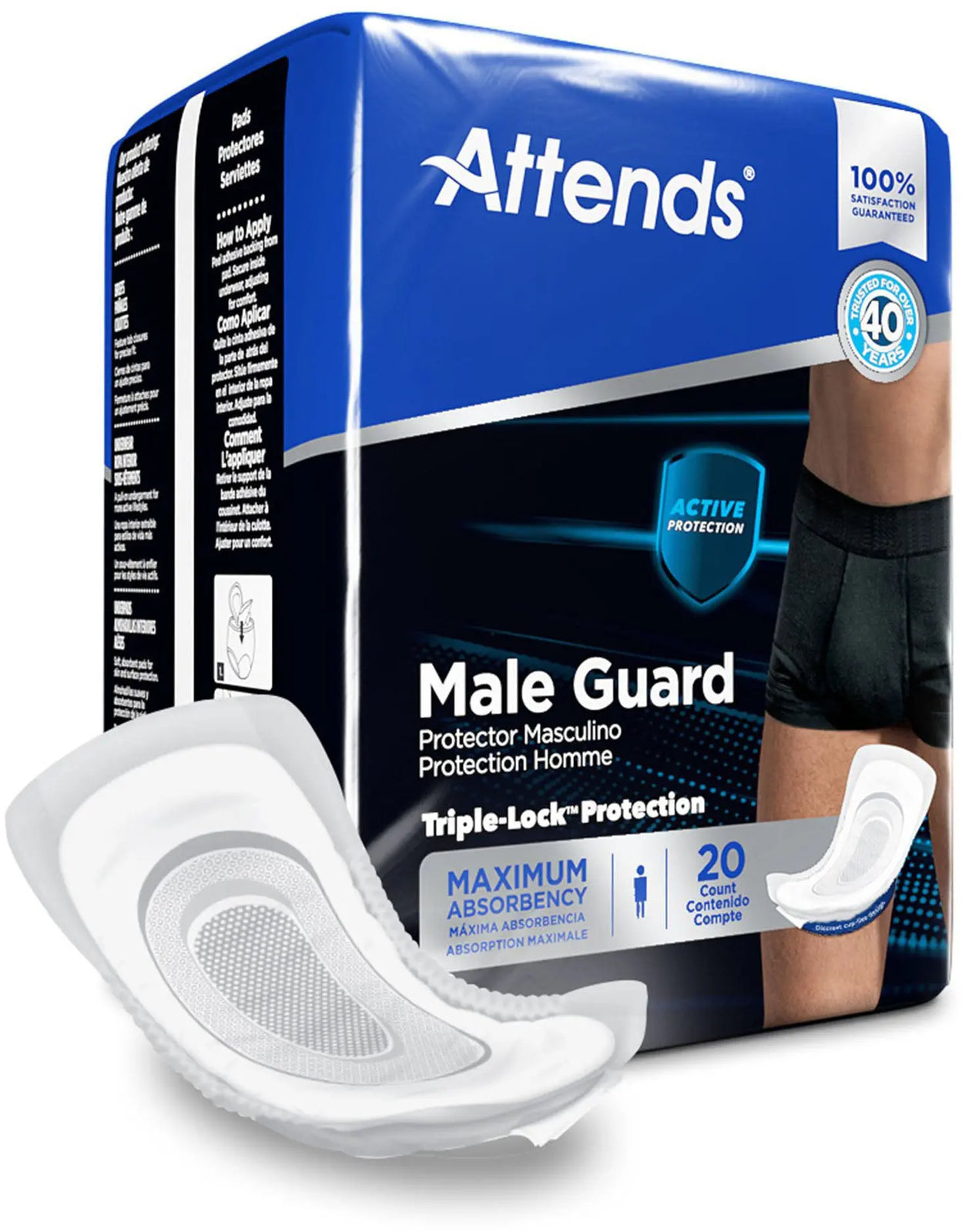 Attends Discreet Male Guard