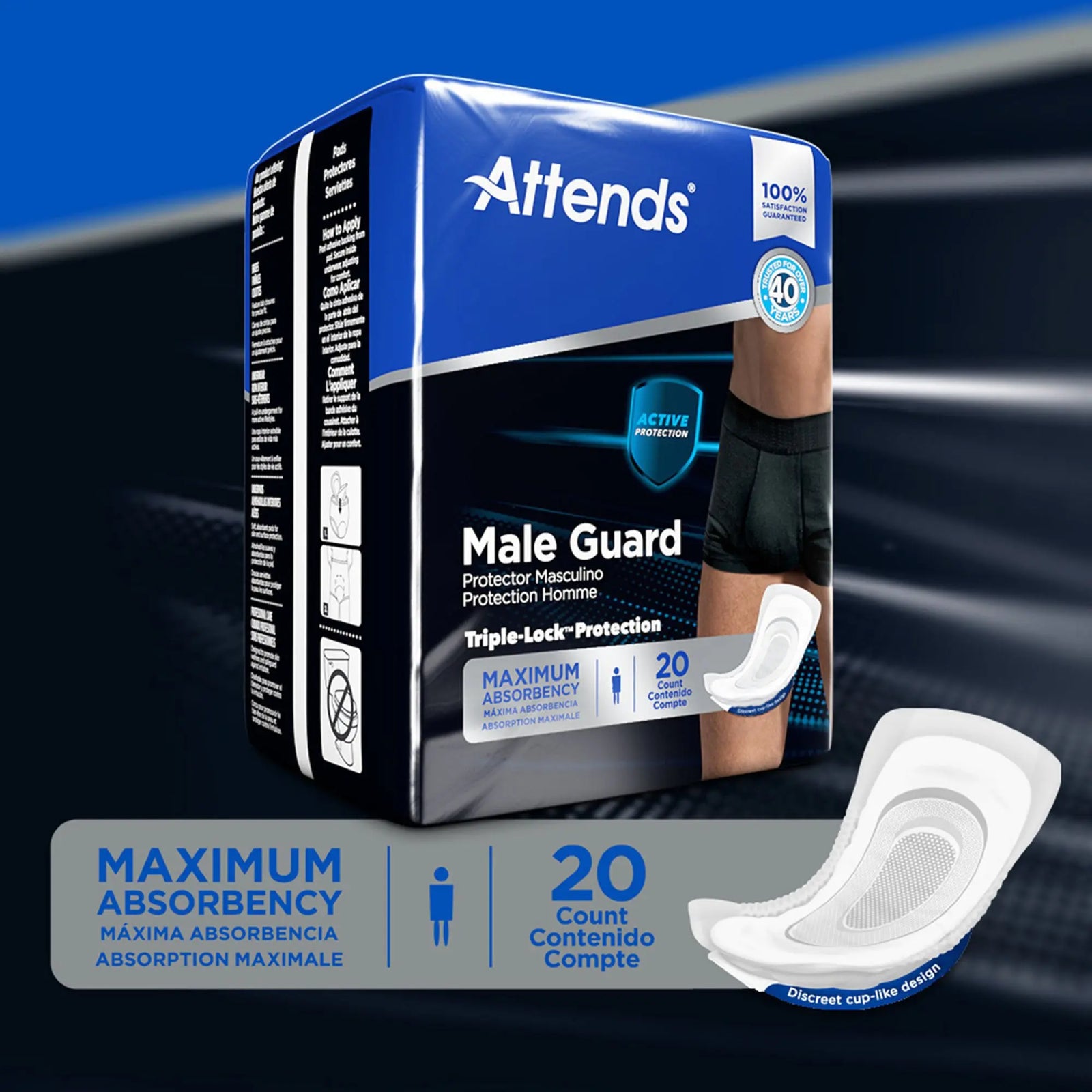 Attends Discreet Male Guard