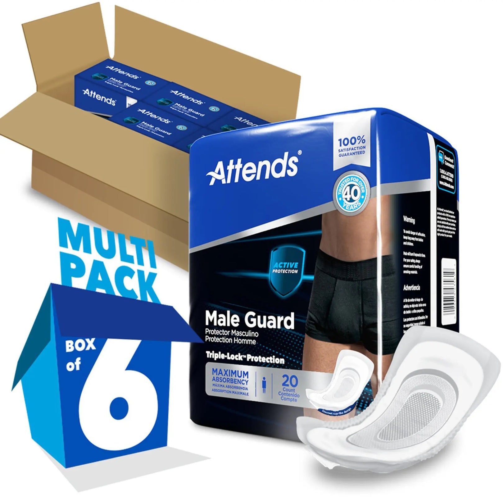 Attends Discreet Male Guard