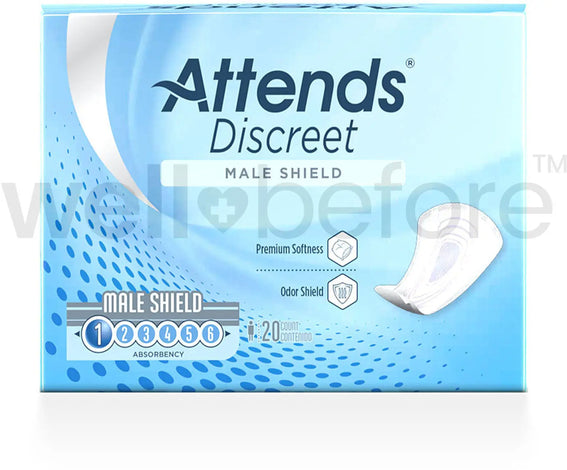 Attends Discreet Male Shield Pads