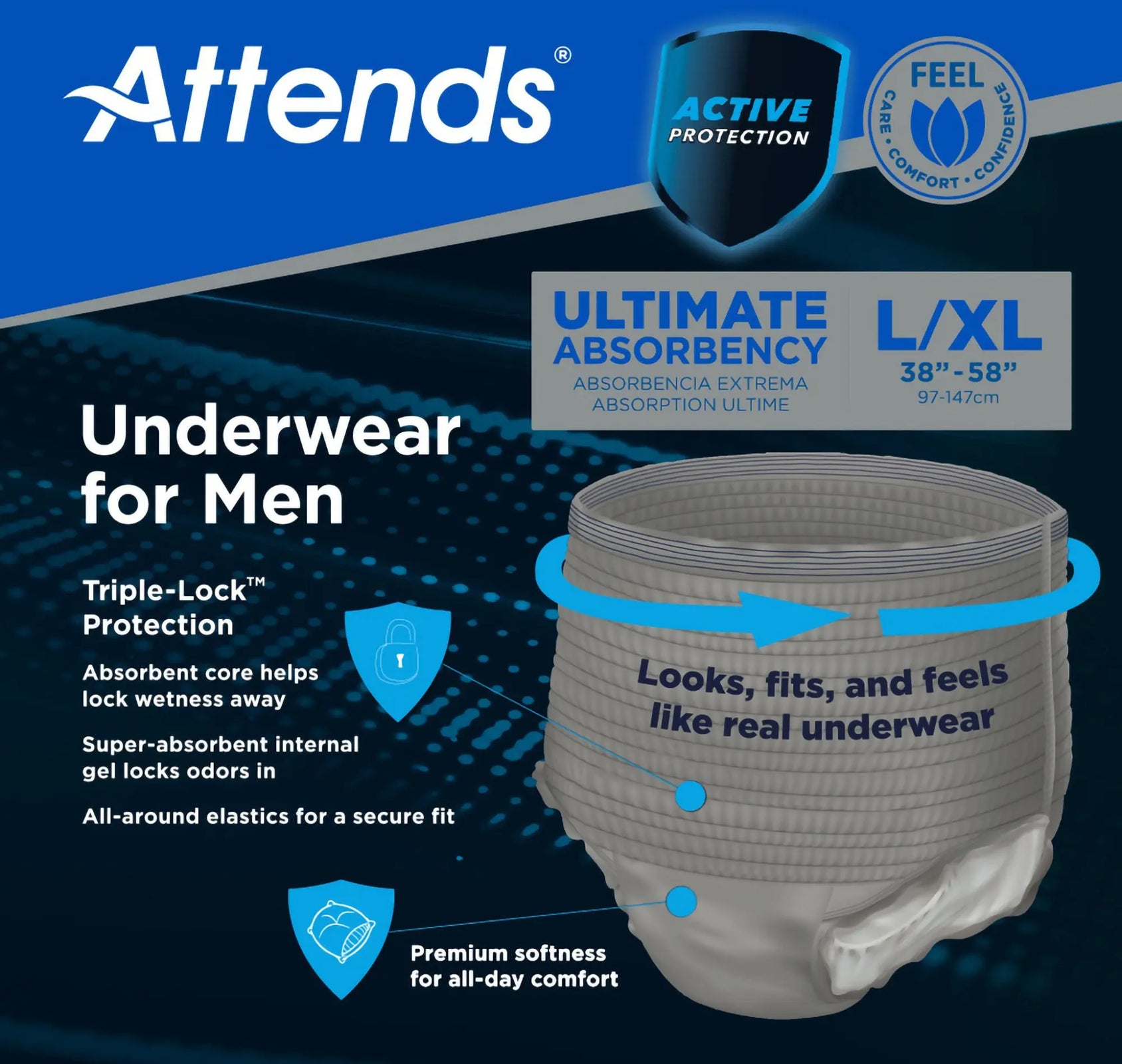Attends Discreet Mens Underwear