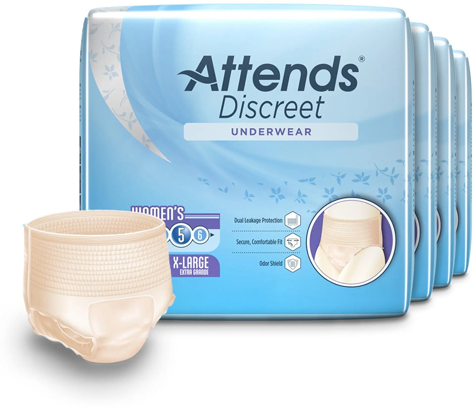 Attends Discreet Womens Underwear
