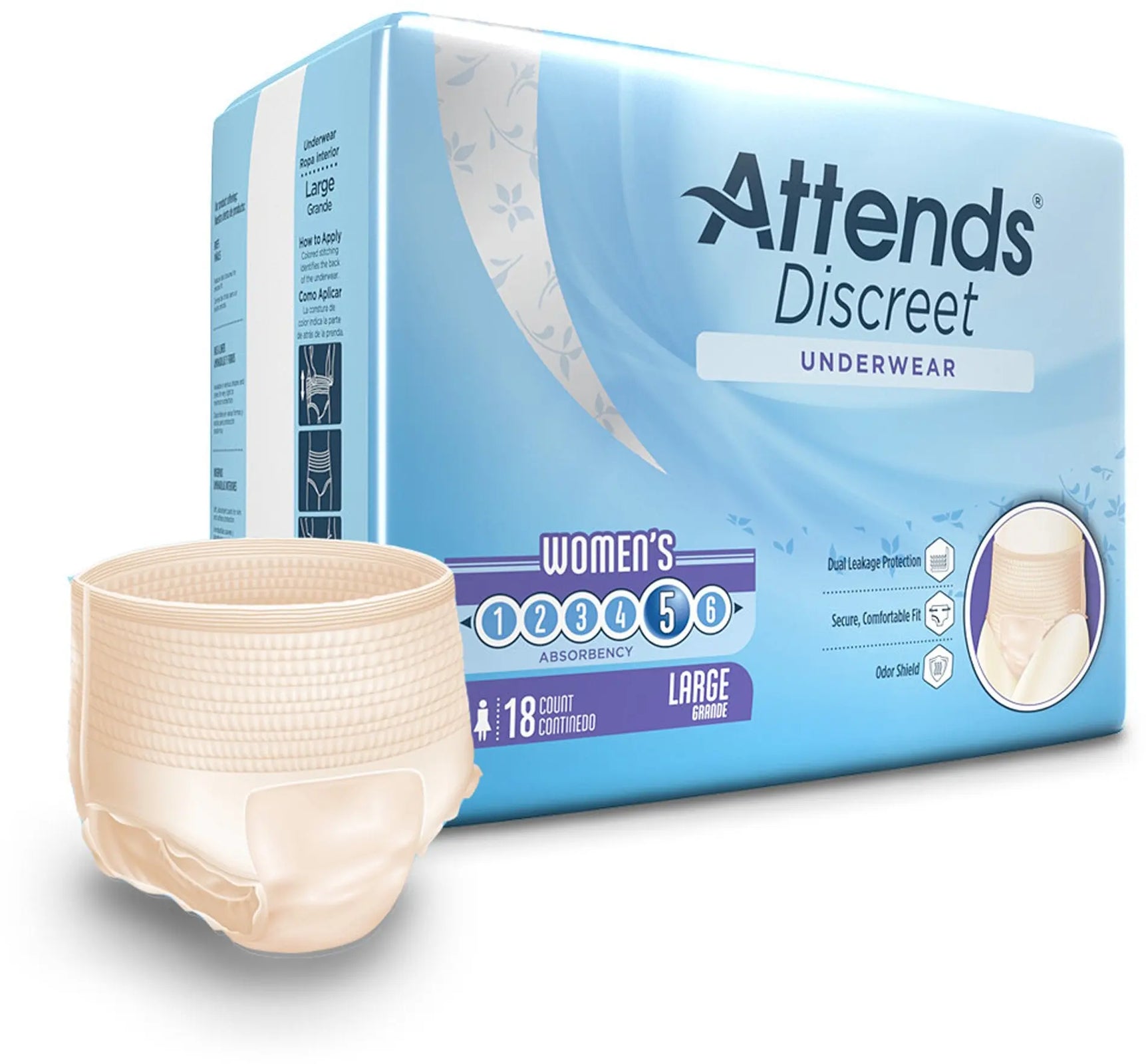 Attends Discreet Womens Underwear