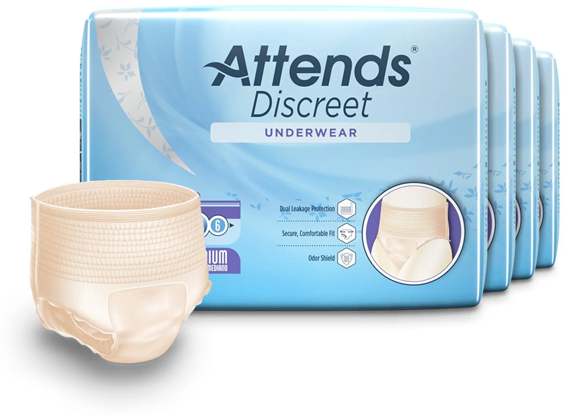 Attends Discreet Womens Underwear