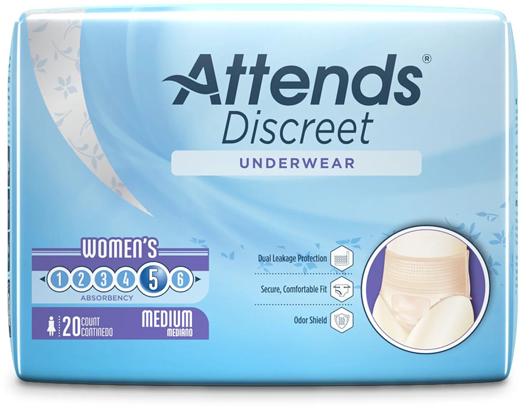 Attends Discreet Womens Underwear
