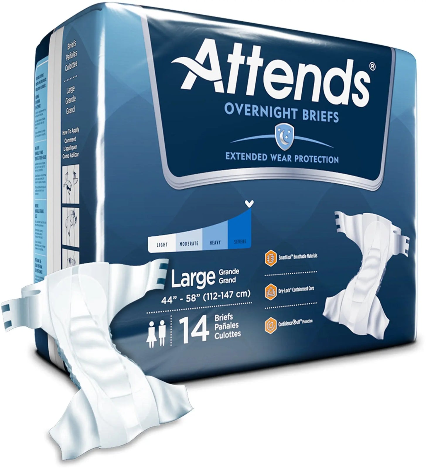 Attends Extended Wear Briefs