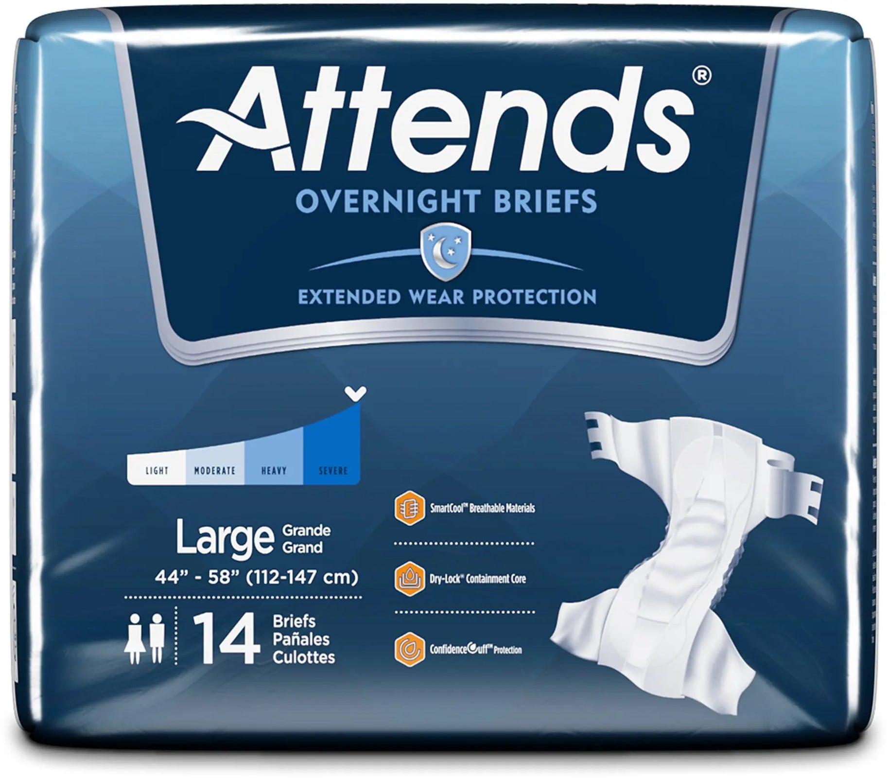 Attends Extended Wear Briefs
