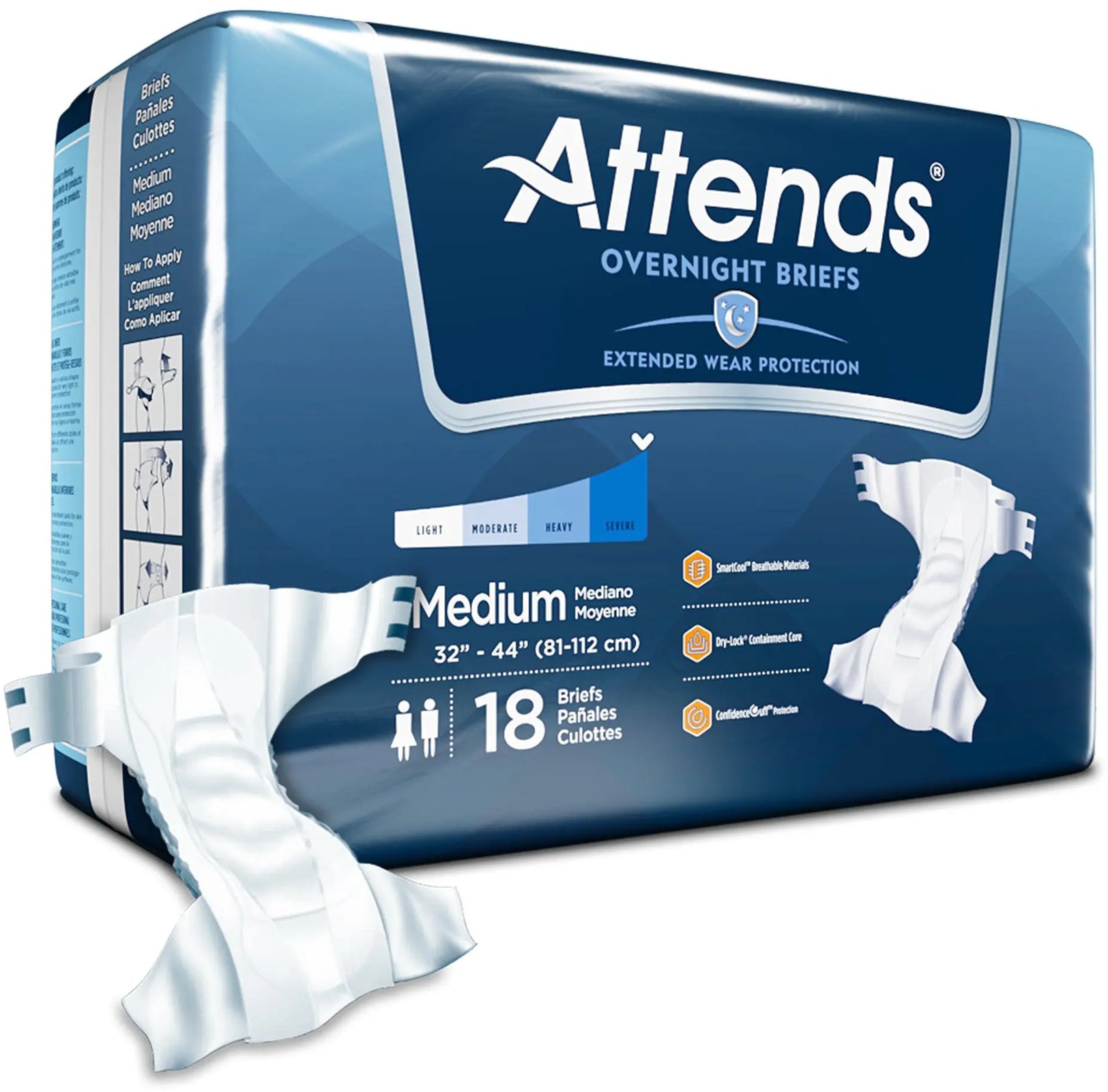 Attends Extended Wear Briefs