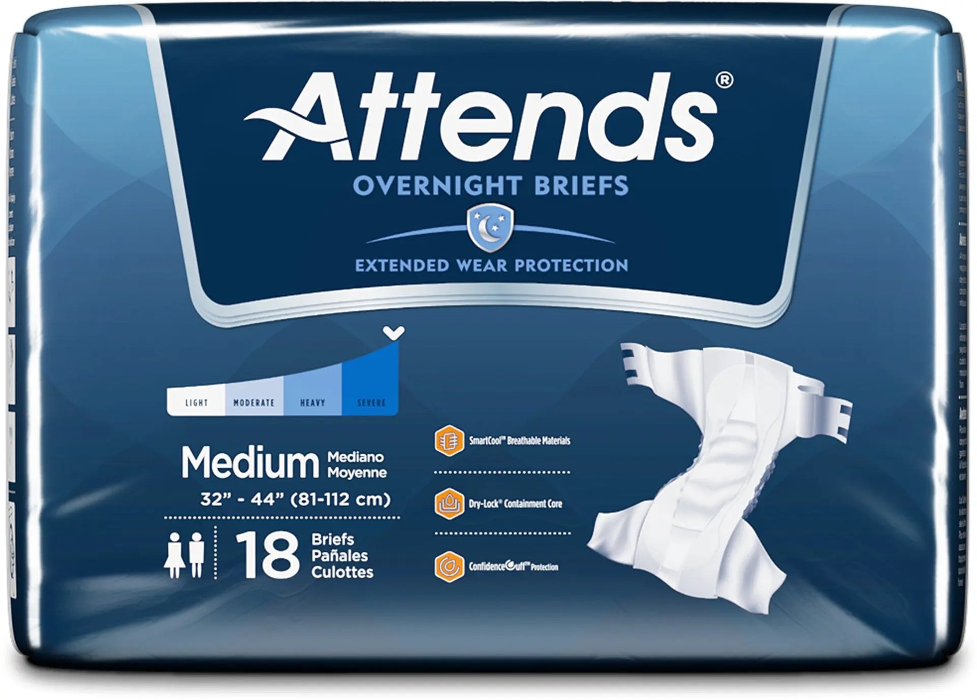 Attends Extended Wear Briefs