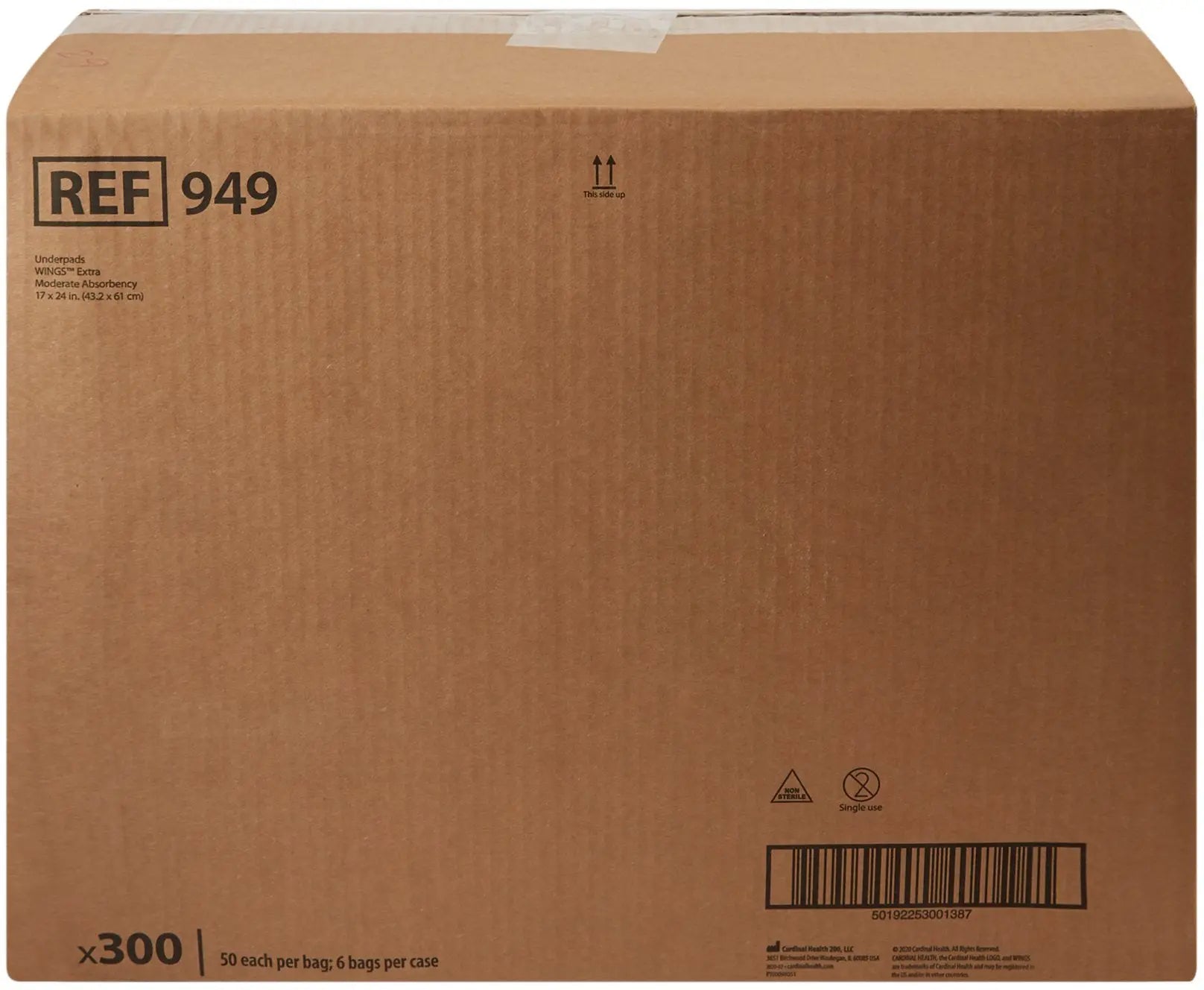 CardinalHealth WINGS Extra Underpad