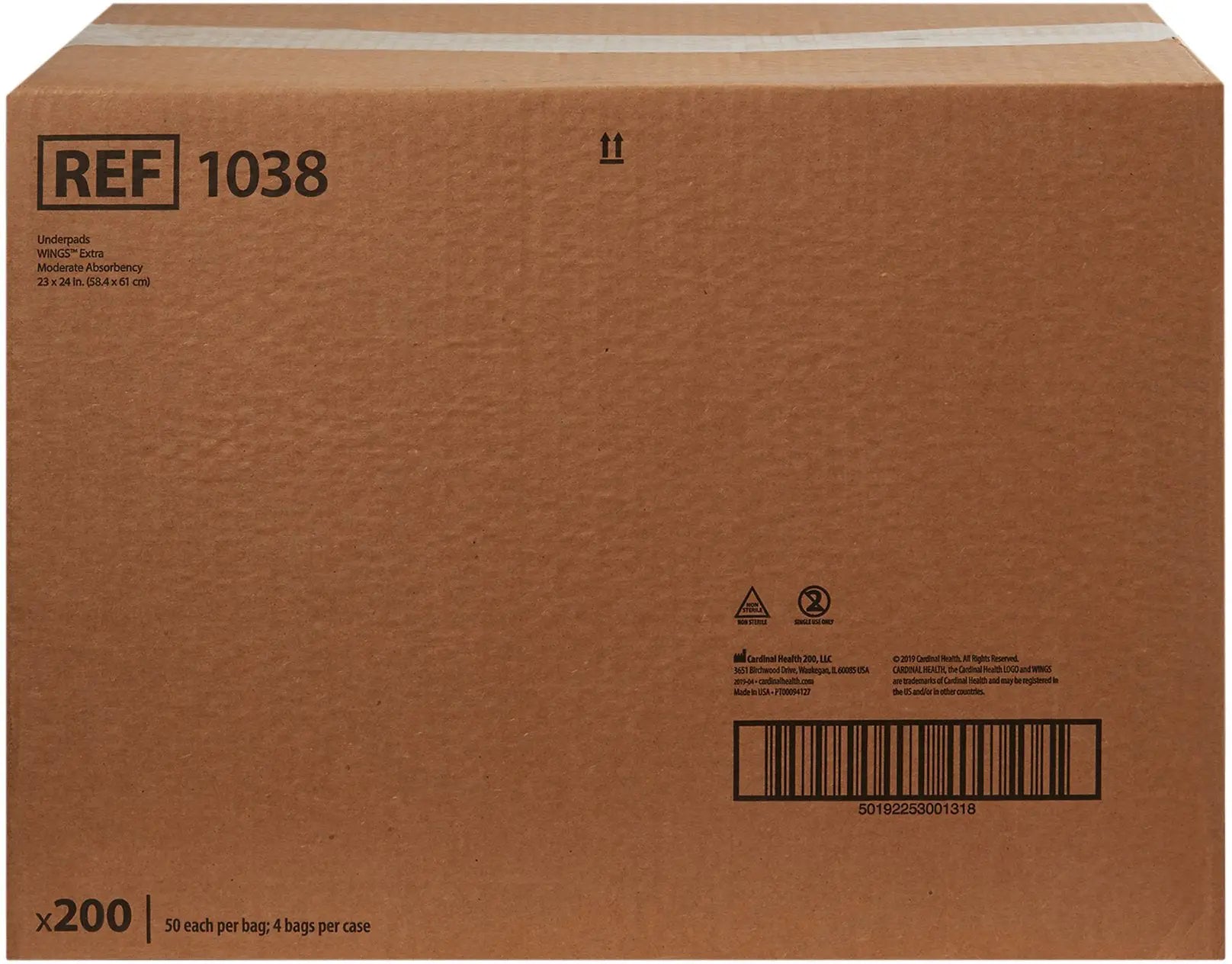 CardinalHealth WINGS Extra Underpad