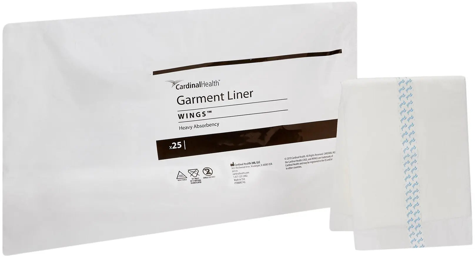 Cardinal Health WINGS Garment Liner