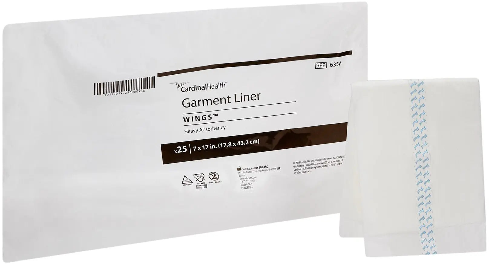 Cardinal Health WINGS Garment Liner