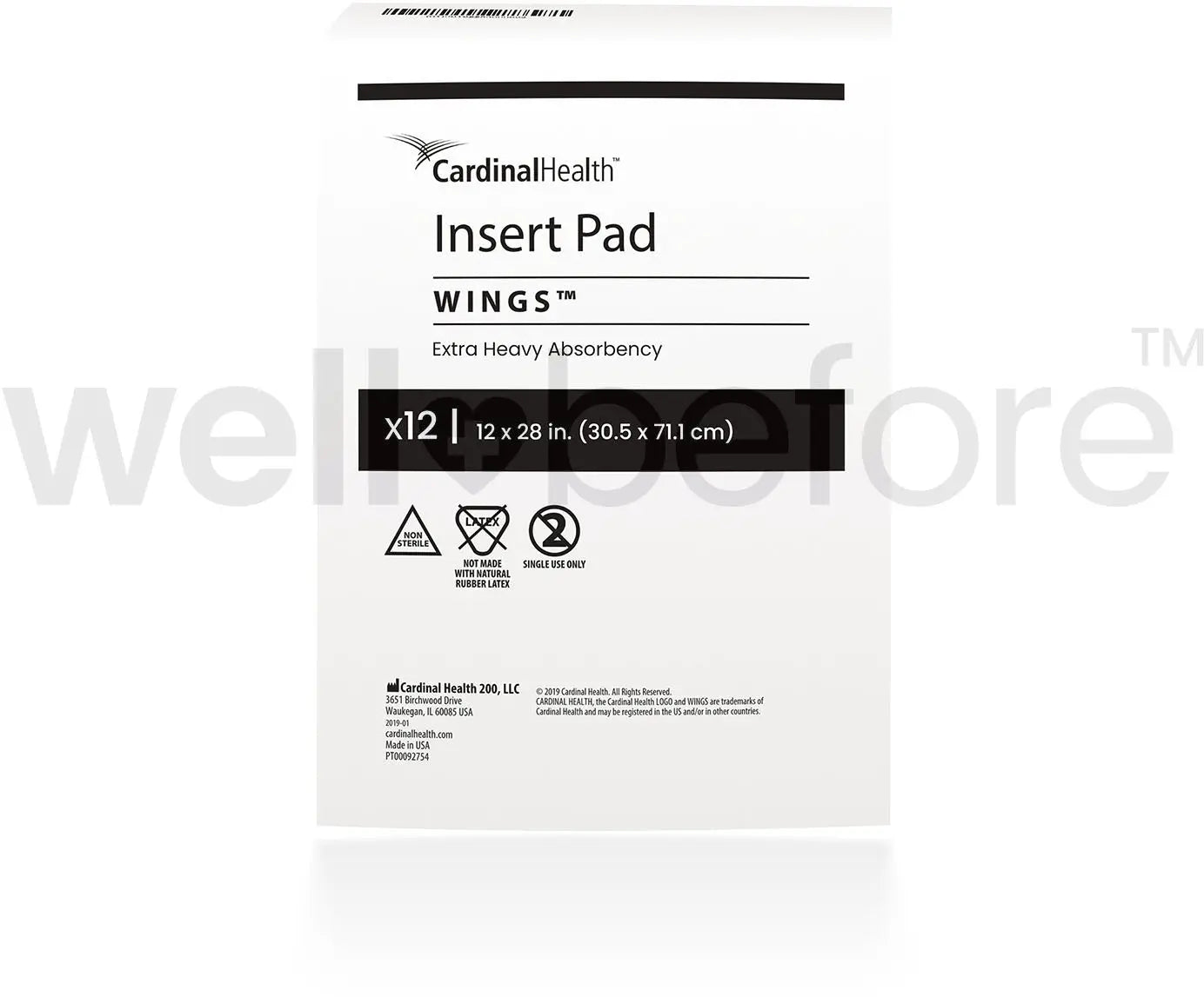 Cardinal Health WINGS Insert Pads