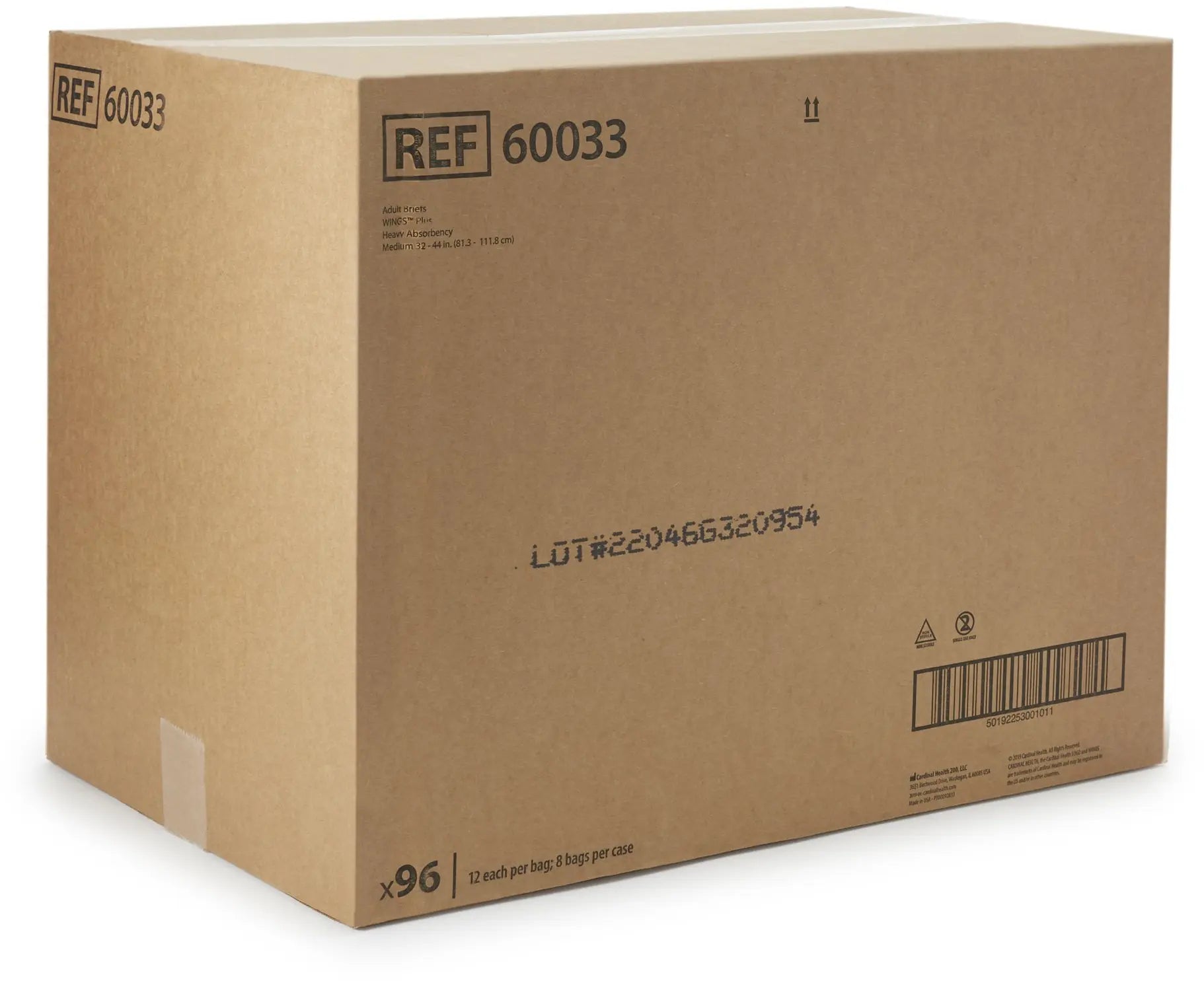 Cardinal Health WINGS Plus Adult Briefs