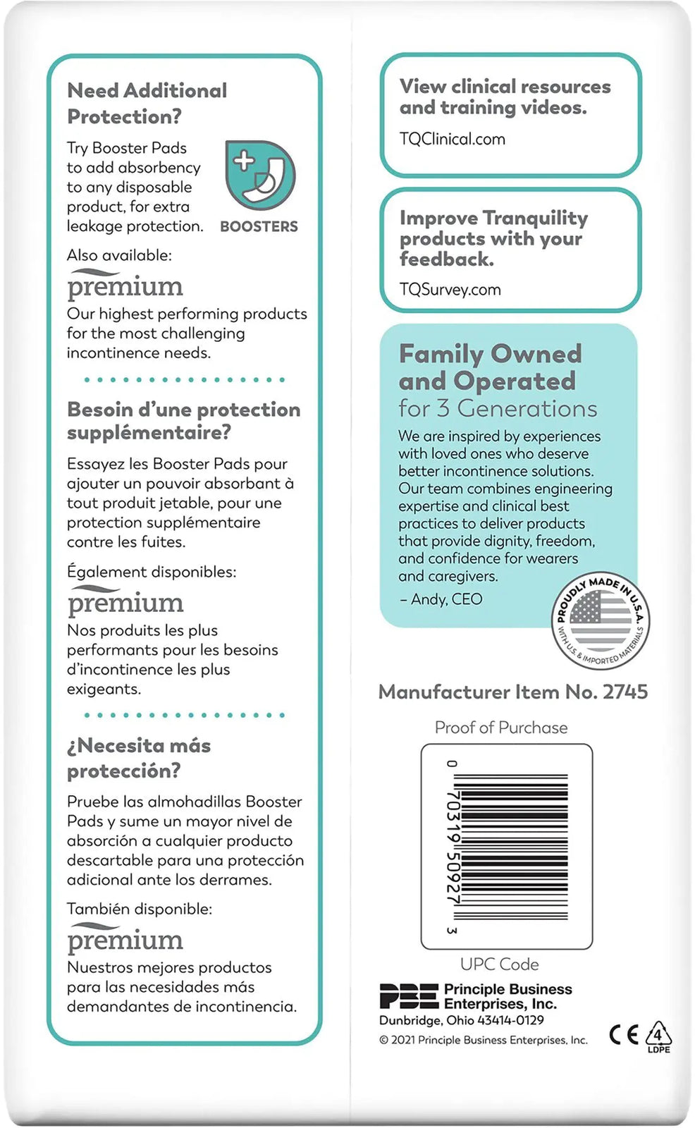 ComfortCare Disposable Briefs