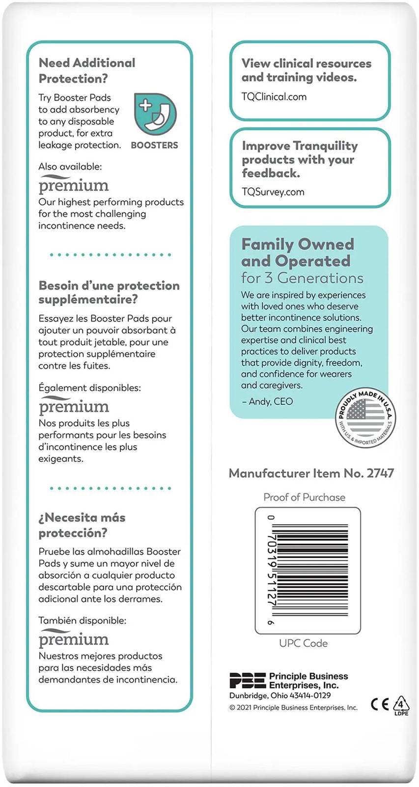 ComfortCare Disposable Briefs