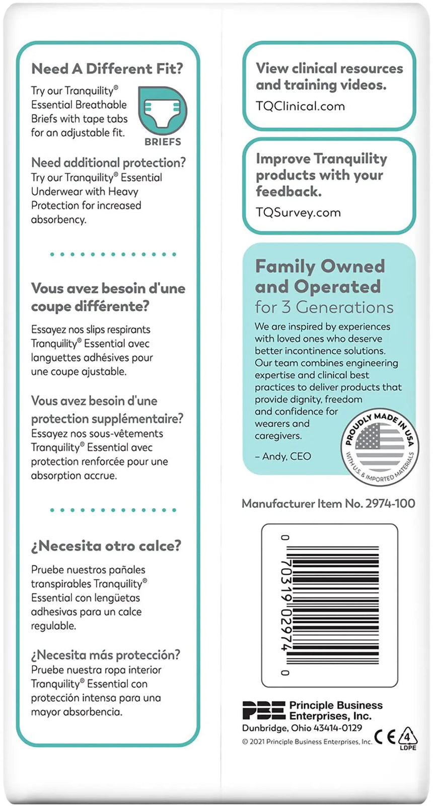 ComfortCare Underwear