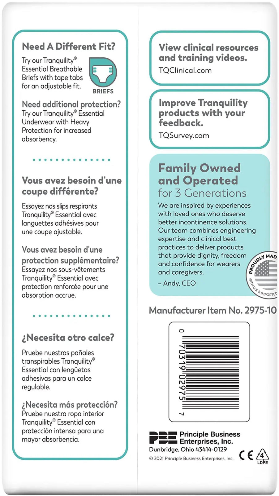 ComfortCare Underwear