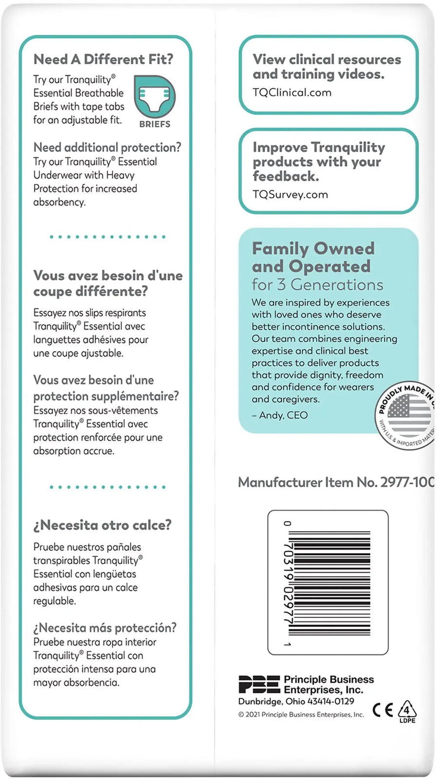 ComfortCare Underwear