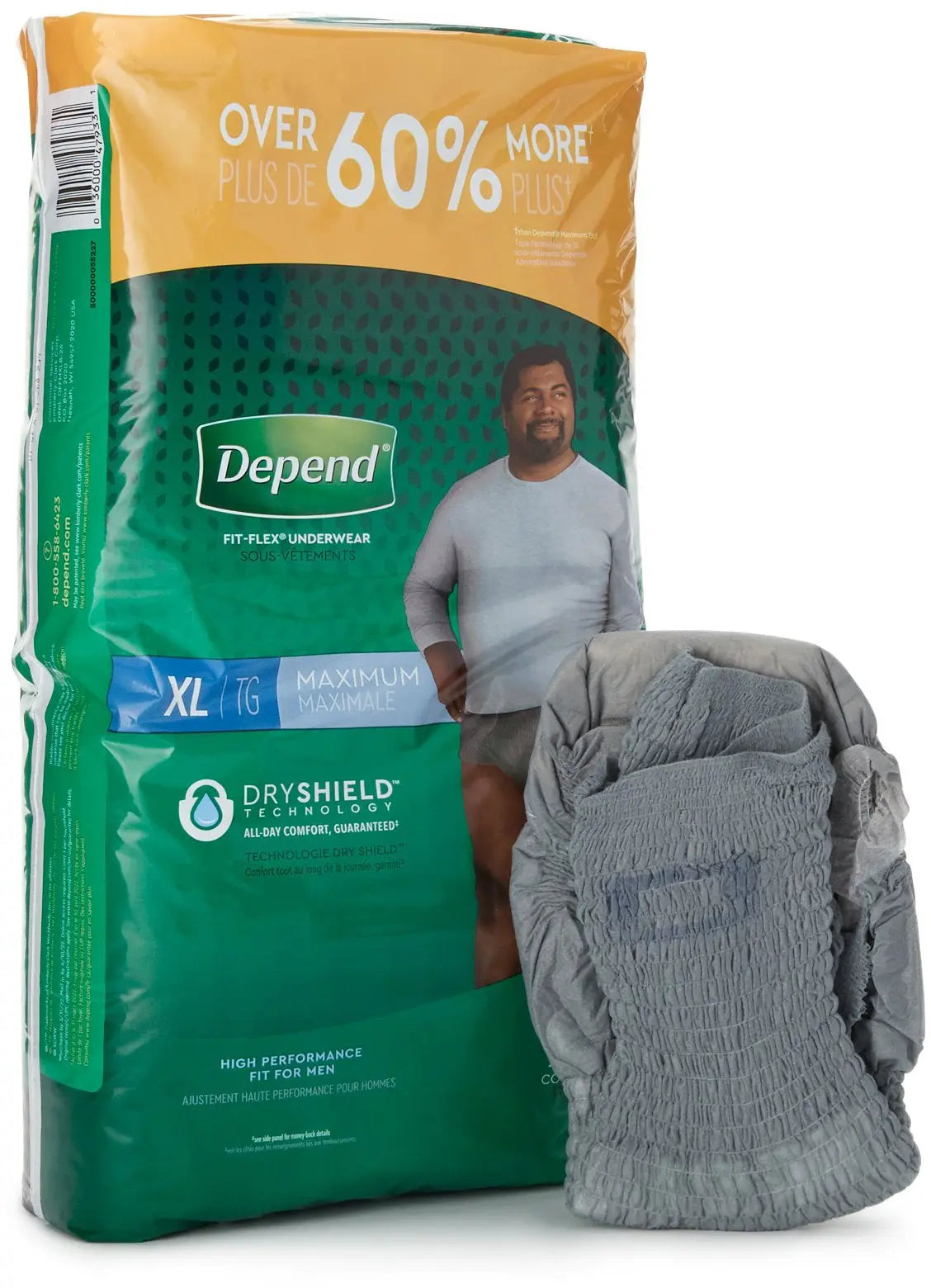 Depend Fit-Flex Underwear For Men