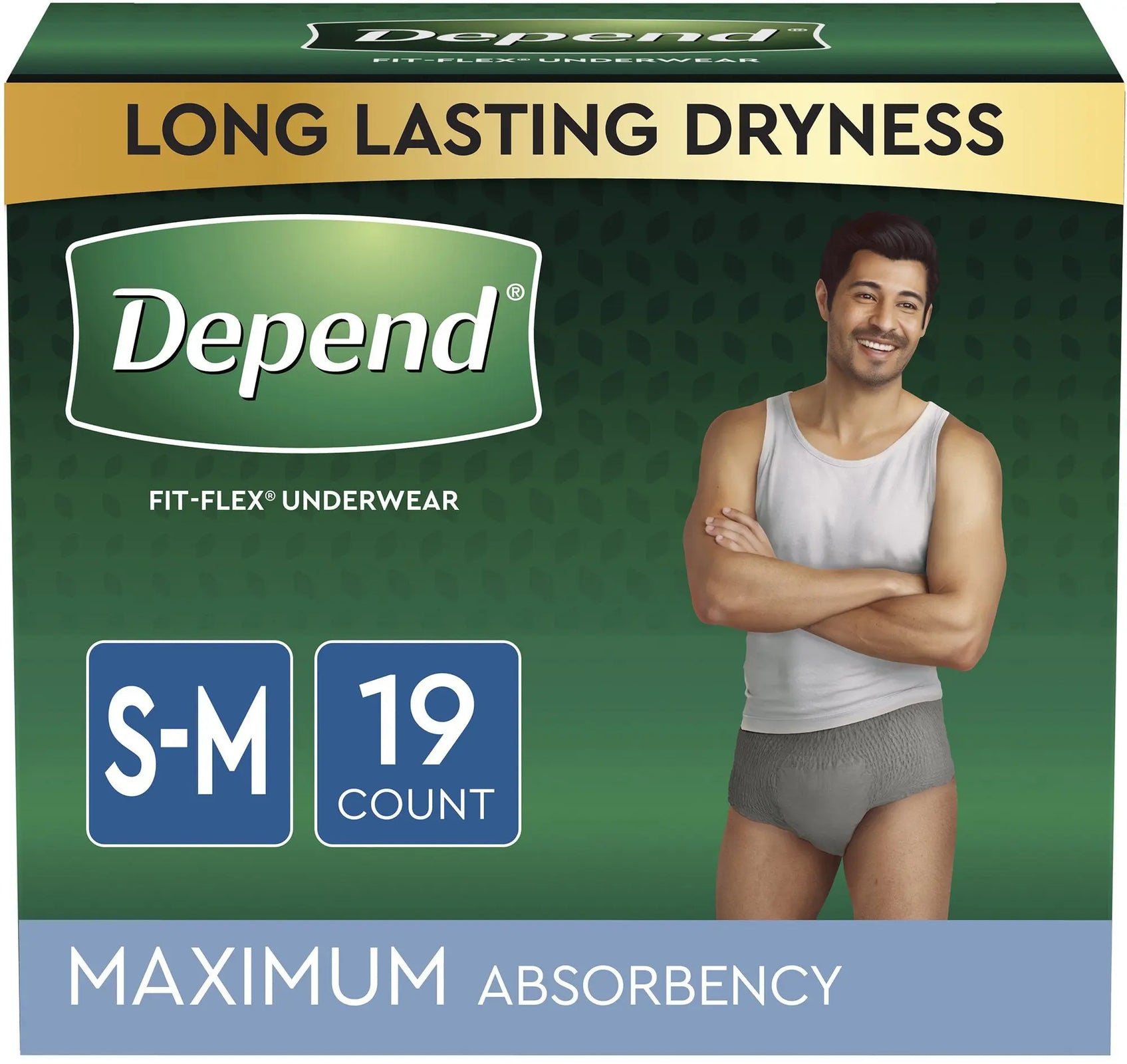 Depend Fit-Flex Underwear For Men