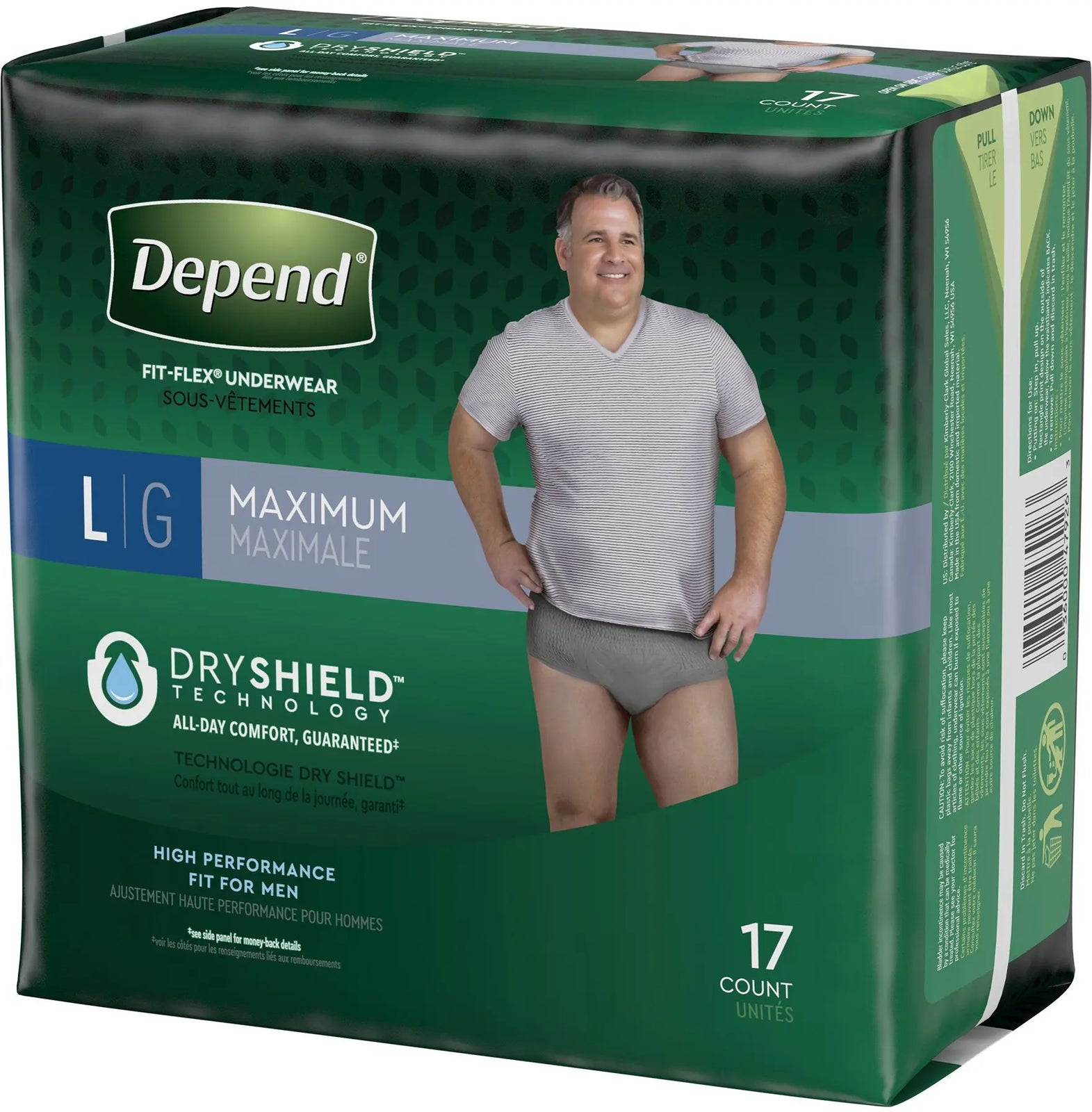 Depend Fit-Flex Underwear For Men