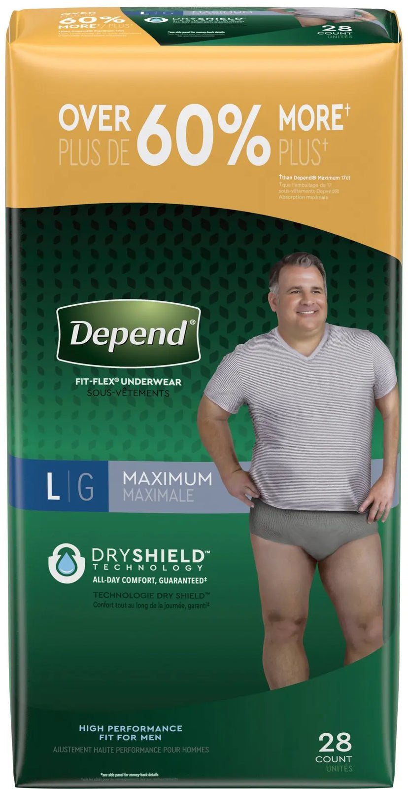 Depend Fit-Flex Underwear For Men