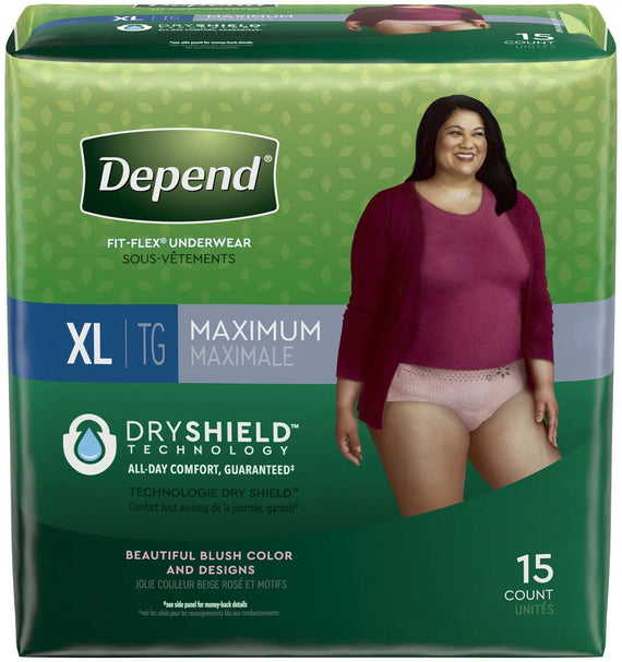 Depend Fit-Flex Underwear For Women