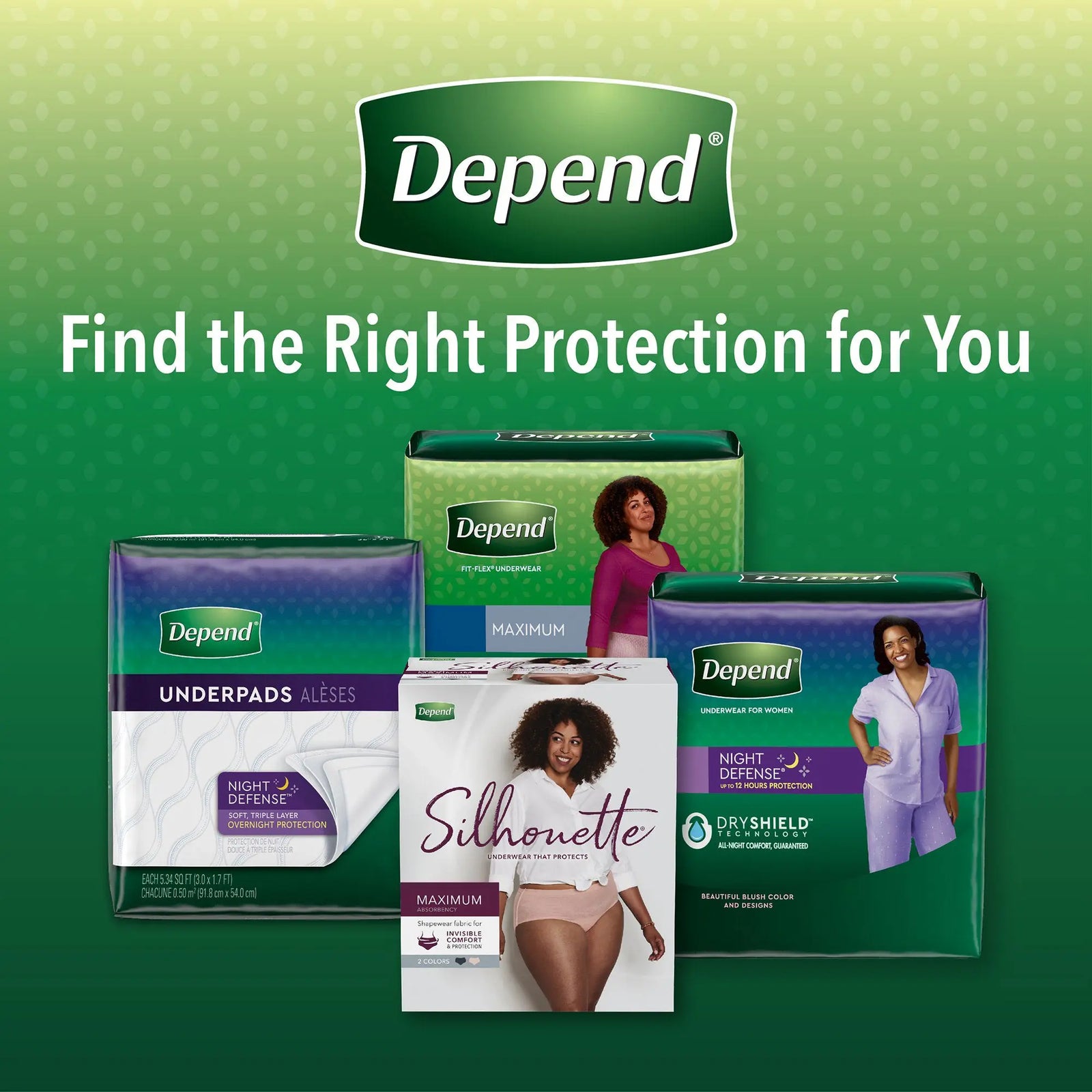Depend Fit-Flex Underwear For Women