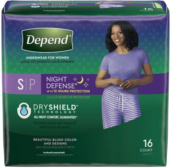 Depend Underwear for Women Night Defense