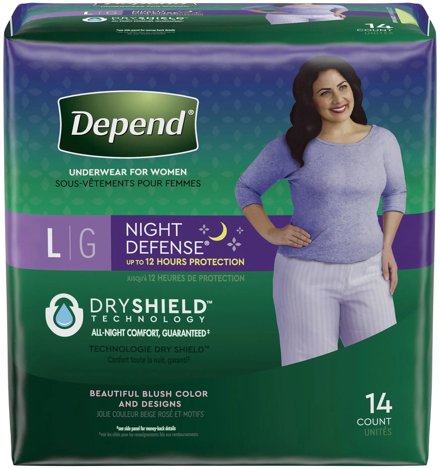 Depend Underwear for Women Night Defense