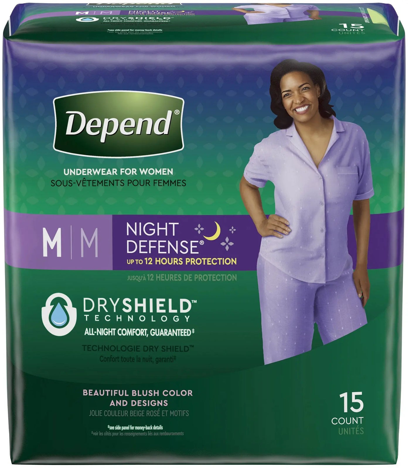 Depend Underwear for Women Night Defense