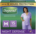 Depend Underwear for Women Night Defense