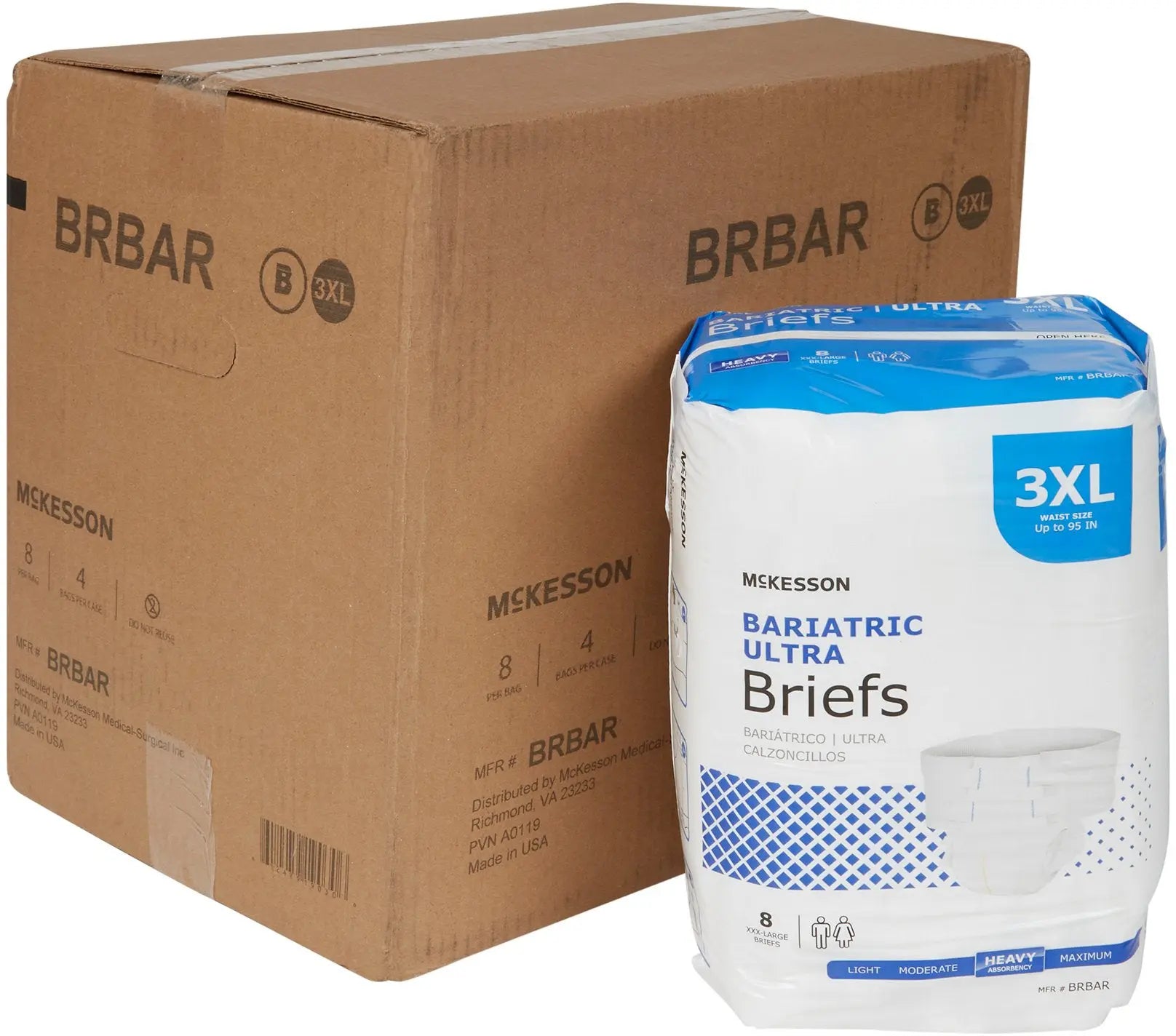 Mckesson Bariatric Ultra Briefs
