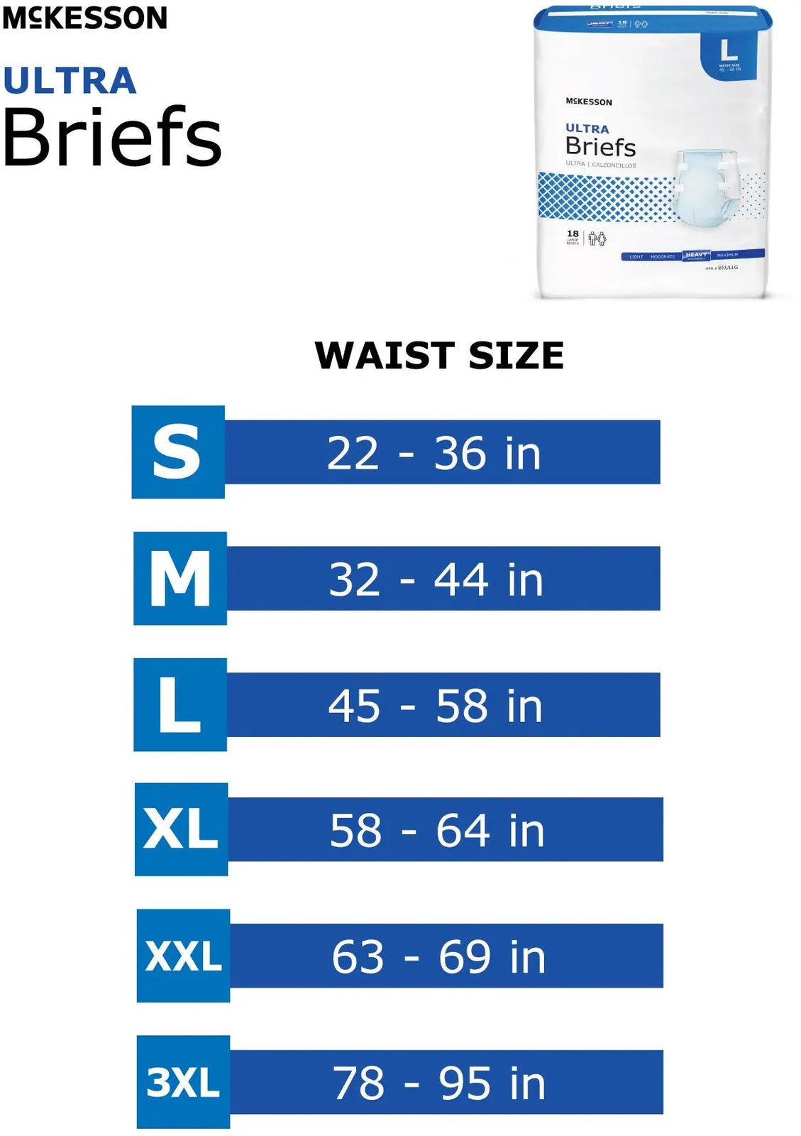 Mckesson Bariatric Ultra Briefs