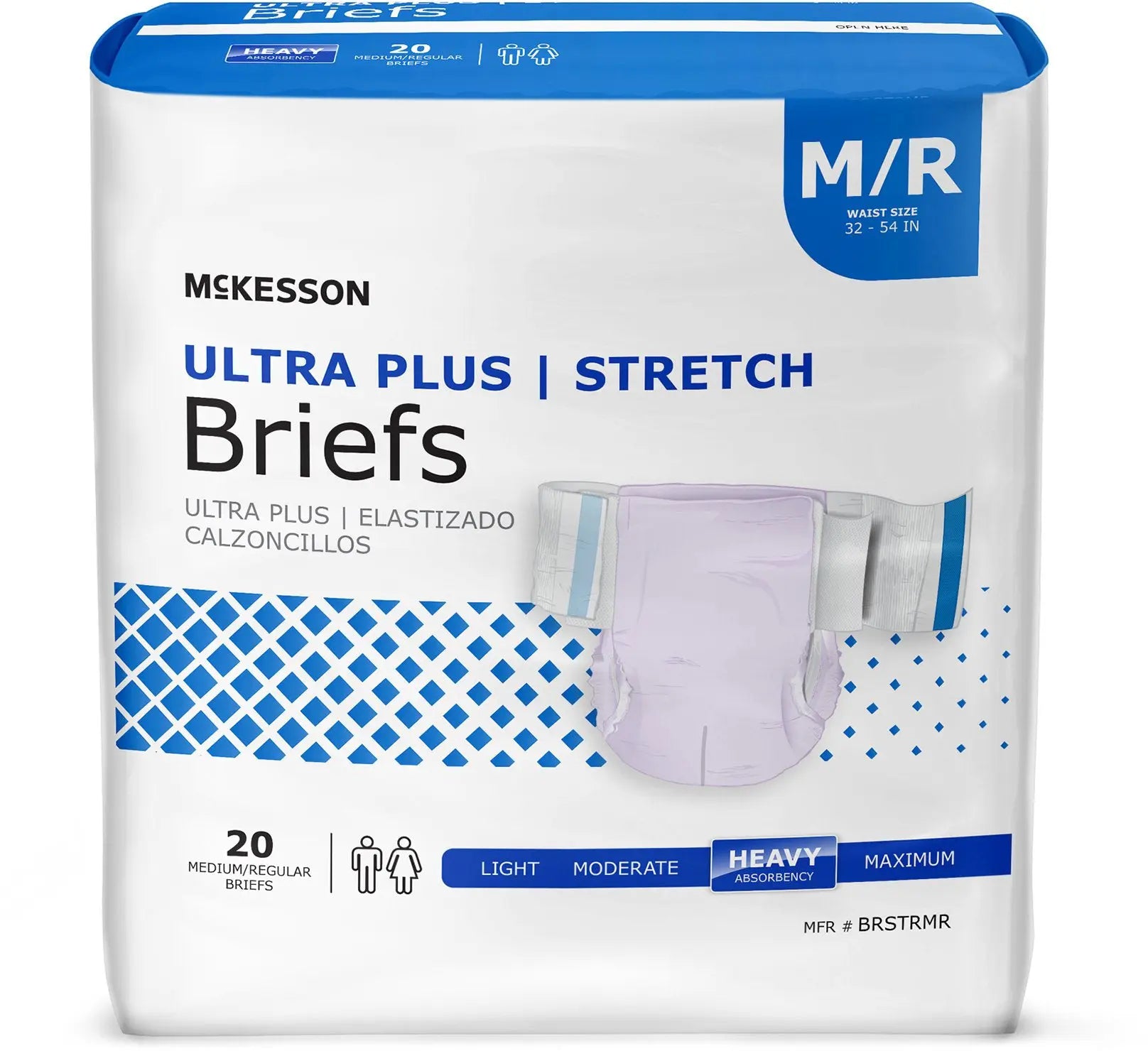 Mckesson Ultra Plus Stretch Briefs