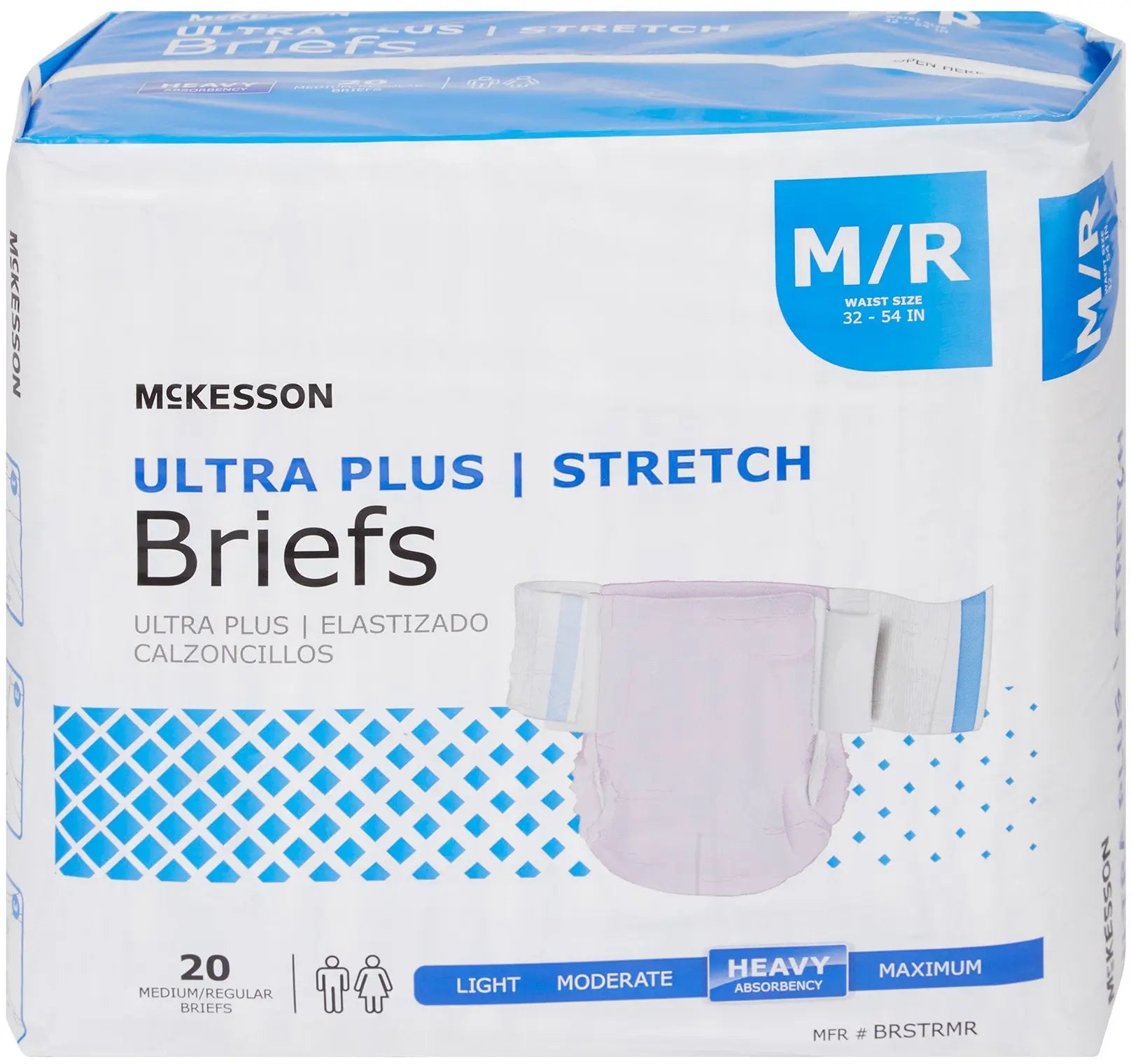 Mckesson Ultra Plus Stretch Briefs