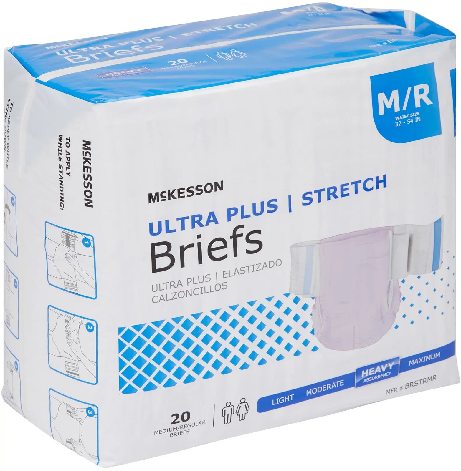 Mckesson Ultra Plus Stretch Briefs