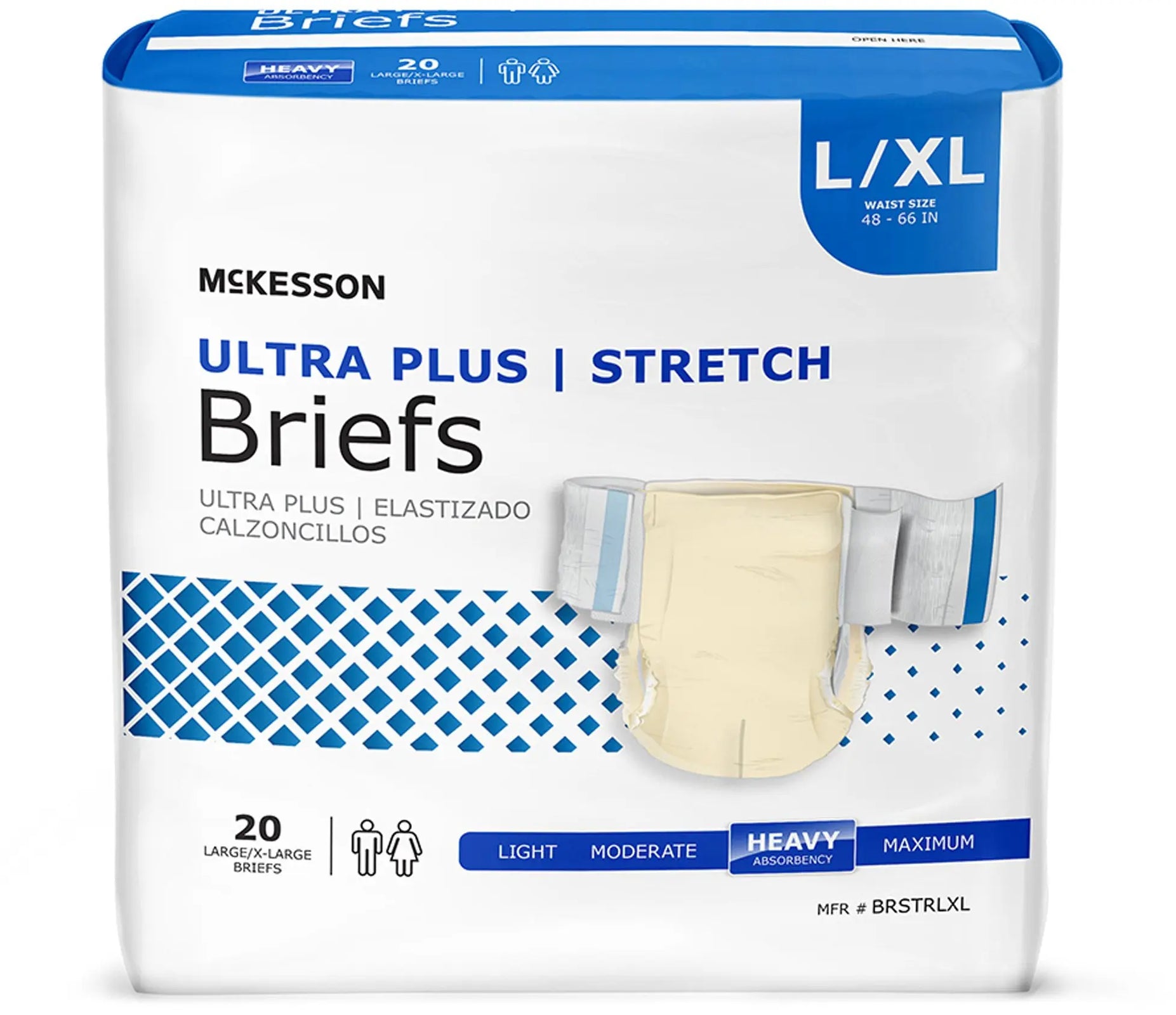 Mckesson Ultra Plus Stretch Briefs