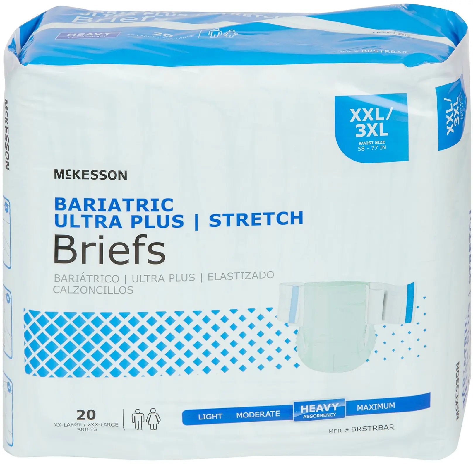 Mckesson Ultra Plus Stretch Briefs