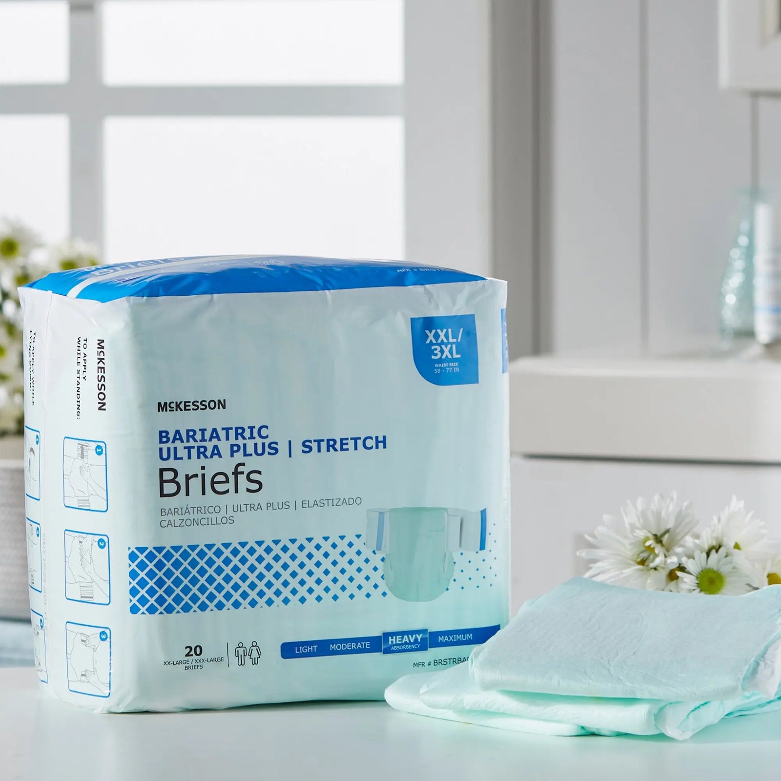 Mckesson Ultra Plus Stretch Briefs